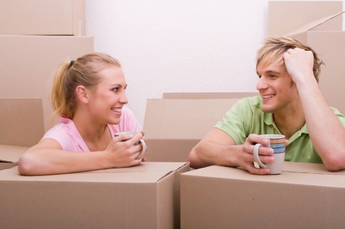 Packed moving van for removals in Romford