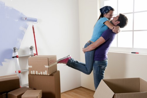 Removal van loading furniture for a move in Romford