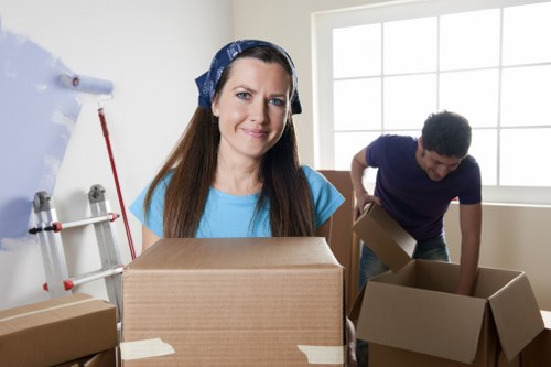 Removal team planning a move in Romford