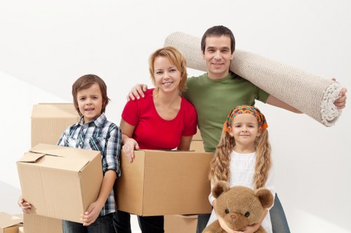 Local packing supplies ready for moving and storage use
