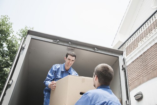 Romford moving vehicle arranged for residential relocation