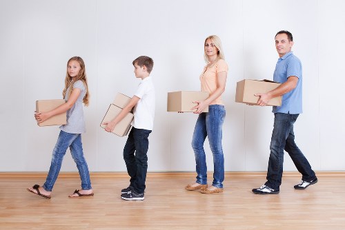 Local movers assisting with flat removals in Romford