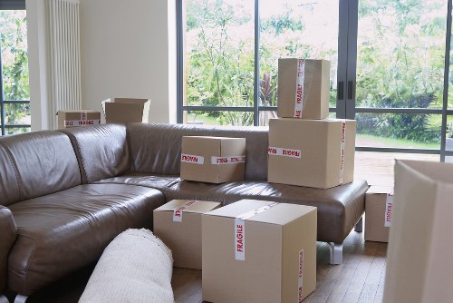 Student belongings prepared for move in Romford