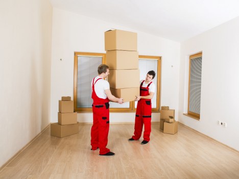 Local commercial movers handling stock and workstations in Romford